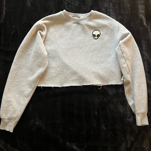 Brandy Melville Tops - John Galt cropped sweatshirt